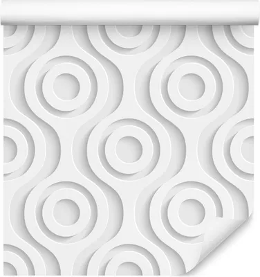 Produktbild von 10m VLIES TAPETE Rolle Abstrakte 3D Effekt RÄDER Luxus 6409