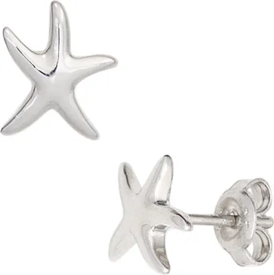 Produktbild von JOBO Ohrstecker Seestern 925 Sterling Silber rhodiniert Ohrringe