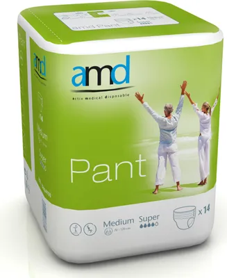 Image de AMD Pant Super Medium - 1 paquet de 14 protections