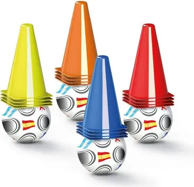 Produktbild von Sport One Mini Worldc/4 Conetti Fußball Silber  Silber One Size