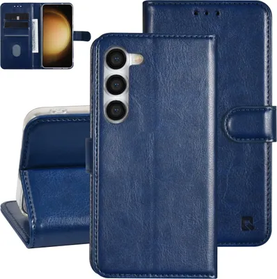 Immagine prodotto di UNIQ Accessory Galaxy S23 Custodia a libro - Portacarte per 3 carte - Chiusura magnetica - Blu