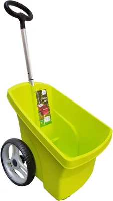 Produktbild von Schubkarre Gartenschubkarre 67 Liter Gartenkarre Transportkarre Gartentrolly Handwagen Laubkarre (grün)