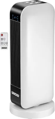 Image de 86430 Chauffage-ventilateur céramique – 2000 W, Ventilation, air chaud, air soufflé, plage de température de 10°C à 35°C, écran LED, minuterie de 8 heures, protection contre la surchauffe, oscillation de 70°