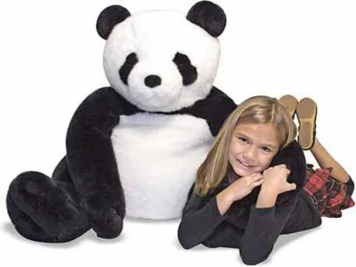 Produktbild von Melissa & Doug Plüschpanda Kuscheltier - großes weiches Spielzeugbär