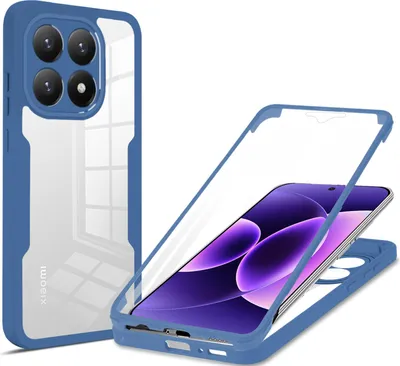 Produktbild von 360° Grad Hülle für Xiaomi 17 Rundum vollschutz Integriertem Displayschutz Blau