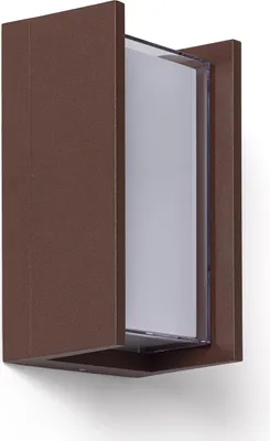 Produktbild von LED-Wandleuchte Außen 12W Aluminium CCT Wählbar Doppeldiffusor Lysandra Rost