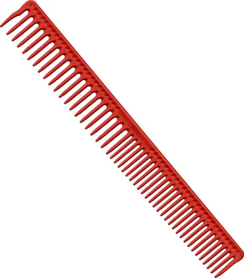 Produktbild von J306 Long Round Tooth Comb 9" Rot