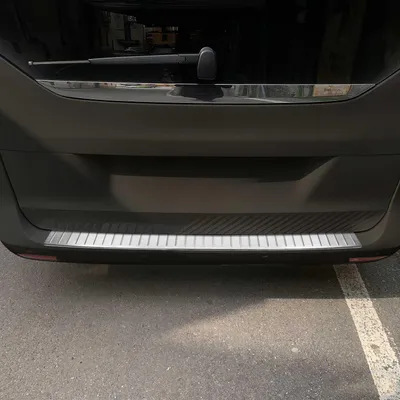 Image de Protection Seuil de Pare-chocs Arriére Pour Mercedes W447 2014-2025 Brossé