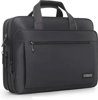 Image de CarryQuest® - Sac pour ordinateur portable 15 pouces, imperméable, en Oxford noir