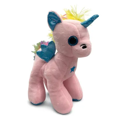 Produktbild von Kuscheltier Einhorn 20 cm rosa – Weiches Plüschtier Stofftier
