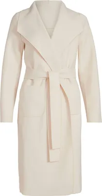 Produktbild von VILA Legerer Mantel mit Bindegürtel Dünne Sweat Winterjacke Größe S