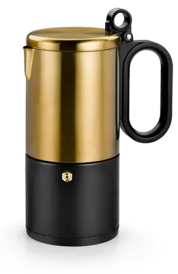 Zdjęcie produktu dla Edelstahl Moka Express Kaffeekocher na 4 filiżanki