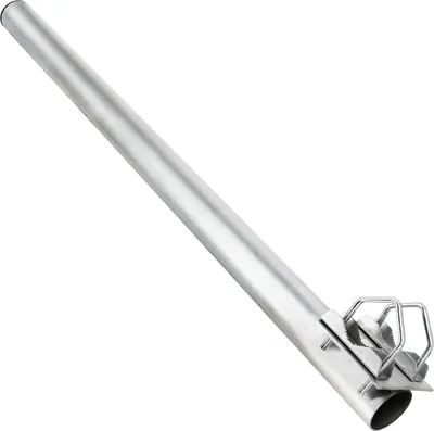 Produktbild von PremiumX Balkonhalter 100cm Ø 48mm Stahl Mast Geländer SAT Mast-Verlängerung