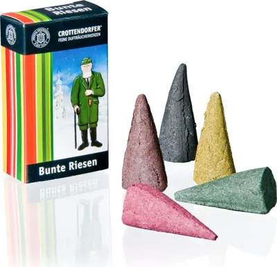Produktbild von 1534 - Räucherkerzen Bunte Mischung, Riesen XL, 5 Stück