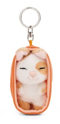 Produktbild von Schlüsselanhänger Sleeping Pets Karamell gepunkteter Hase NICI GREEN