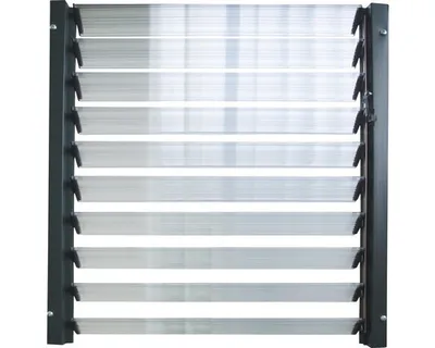 Image de Fenêtre à lamelles Rion adaptée aux serres Rion | Argent | 60x64 cm