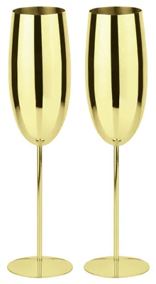Obrázek produktu pro Sklenice na šampaňské Paderno Gold 270 ml - 2 kusy