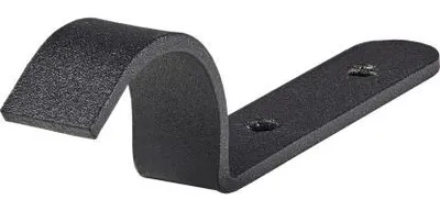 Produktbild von Dolle Regalbodenhalter-Set für Pipe-Regalsystem Haken & Schrauben schwarz matt