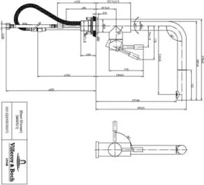 Produktbild von Villeroy & Boch 96970106 Küchenarmatur Steel Shower 969701