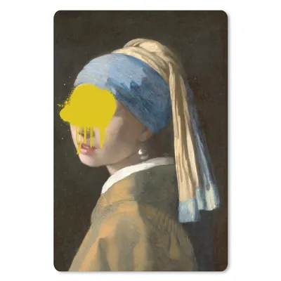Produktbild von MuchoWow® Mauspad Mousepad Mädchen mit Perlenohrring - Johannes Vermeer - Gemälde 18x27 cm - Mousepads - Maus Mat - Pad - Mausunterlage