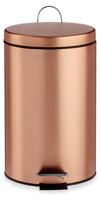 Produktbild von Berilo Treteimer - kupferfarben - 7 l - 30 cm - Metall