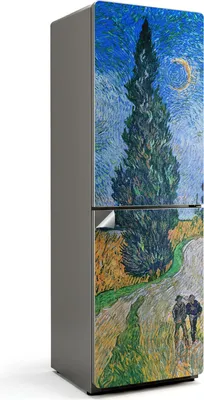 Obrázek produktu pro Bosch's Garden of Earthly Delights - samolepka na lednici - samolepka na lednici - samolepicí fólie na lednici - dekorace do kuchyně - 60x190 cm