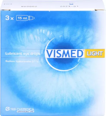 Zdjęcie produktu dla Vismed light krople do oczu 3X15 ml