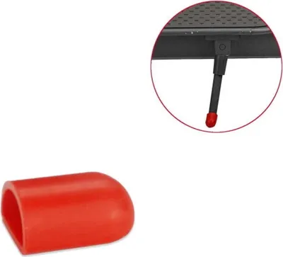 Produktbild von Gummifüße / Schutzhülle für Parkständer für den Xiaomi / M365 / M365 Pro / Pro 2 / 1S / Essential / Ninebot Max G30 / Motus Scooty Roller - Farbe Rot