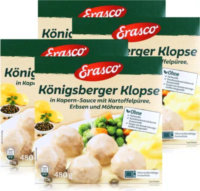 Produktbild von Erasco Königsberger Klopse 480g Fertigessen (4er Pack)