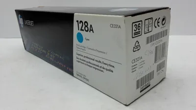 Produktbild von HP 128A Cyan Original LaserJet Tonerkartusche, 1300 Seiten, Cyan, 1 Stück(e)