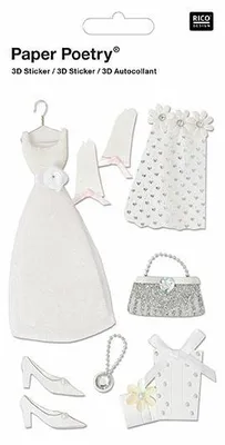 Immagine prodotto di adesivo sposa 3D