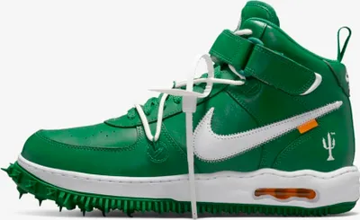 Obrázok produktu pre Nike Air Force 1 Mid x Off-White™, Pine Green/White/White, DR0500-300, veľkosť 40,5