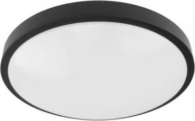Obrázek produktu pro Kulatý černý plafon pro 2 x E27 40W LED žárovky EC20444 Ecolight