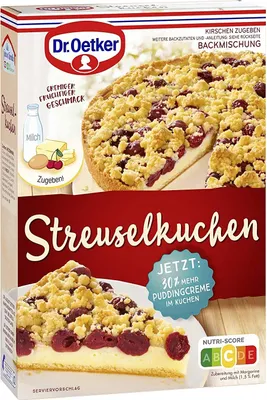 Immagine prodotto di Torta sbriciolata Dr Oetker con il 30% di crema pasticcera in più 512g