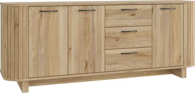 Productafbeelding van Furniture24 dressoir Formswift Fosk248R-D108, commode met lamellen, eikenhout (Mauvella)