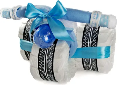 Produktbild von Windeltorte Windeldreirad CRUISER blau