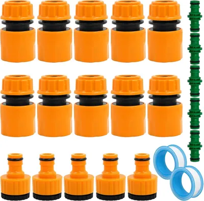 Produktbild von Gartenschlauchkupplungen Set 22-teilig, 1/2 und 3/4 Zoll, für Garten