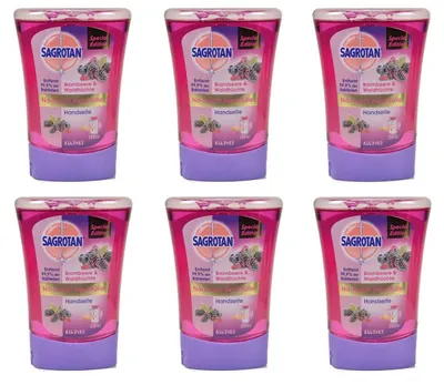 Produktbild von Sagrotan No Touch Nachfüller Brombeere und Waldfrüchte 250ml 6er Pack