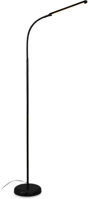 Produktbild von BRILONER PIVAZ LED Stehlampe, Schwenkbar, Touchfunktion, in Stufen dimmbar, schwarz, 21 x 126,5 cm
