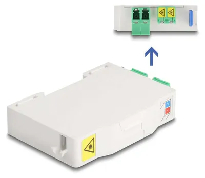 Image de Boîtier de connexion de câbles Delock, avec support de raccordement
