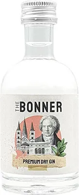 Produktbild von The Bonner MINI Premium Dry Gin 5cl (41% Vol.) - Miniatur Premium Dry Gin aus Beethovens Heimat Bonn - [Enthält Sulfite]