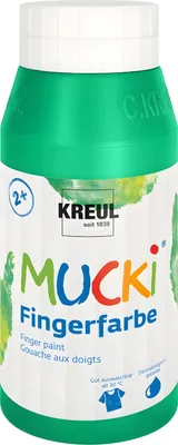 Immagine prodotto di KREUL Vernice per dita "MUCKI", verde, 750 ml