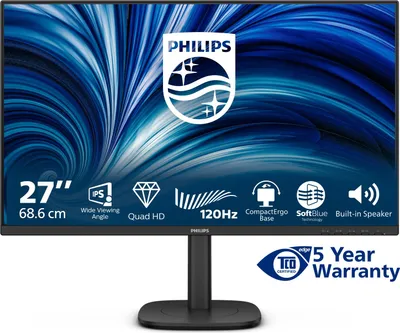 Produktbild von Philips 27B2N3500J/00 Computerbildschirm 68,6 cm (27") 2560 x 1440 Pixel 2K LCD Schwarz