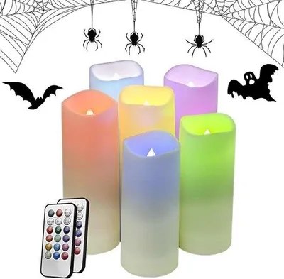Obrázek produktu pro Bílé LED svíčky s dálkovým ovládáním a časovačem