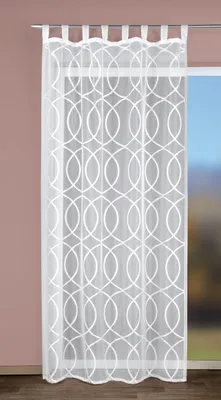 Produktbild von Schlaufenschal „Rondo“ 245x140 cm - Vorhang von Albani: 245x140cm / Weiß Größe (HxB): 245x140cm Farbe: Weiß