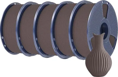 Zdjęcie produktu dla Filament PLA, kompatybilność z wysokimi prędkościami, matowe wykończenie, czekolada HSMPLA