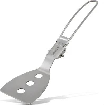 Produktbild von Lixada Edelstahl Klappspatel Food Turner Outdoor Camping Kochzubehoer