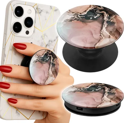 Image de Support telephone Popsocket pour doigt / support - ELEGANCKI MARMUREK MODNY