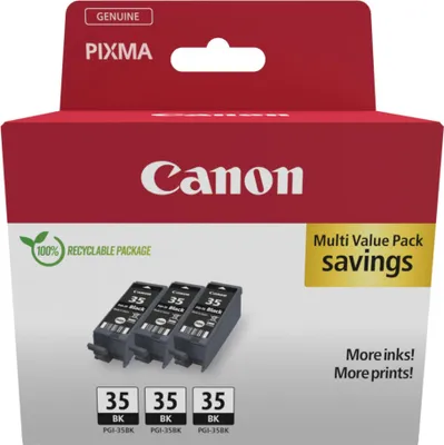 Produktbild von Canon PGI-35 BK schwarz Triple Pack