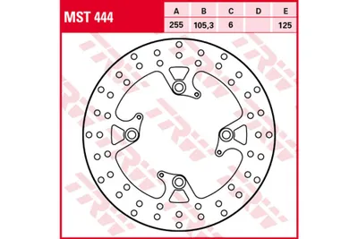 Produktbild von TRW Bremsscheibe Allround starr MST444 Tiger 800XR A082
